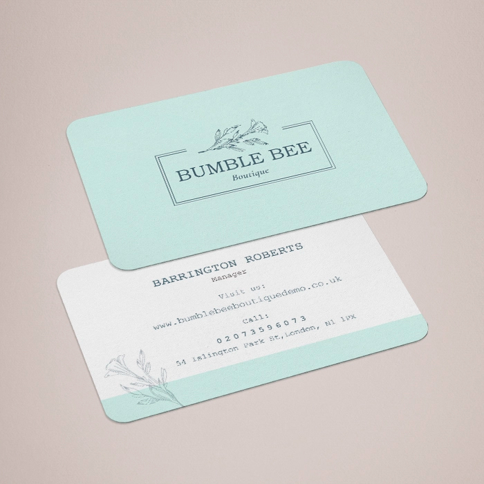 Rounded Corner Business Cards